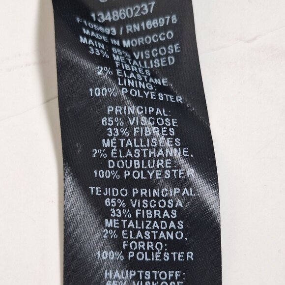 Asos Black fishnet Shorts size 4 - Picture 3 of 6